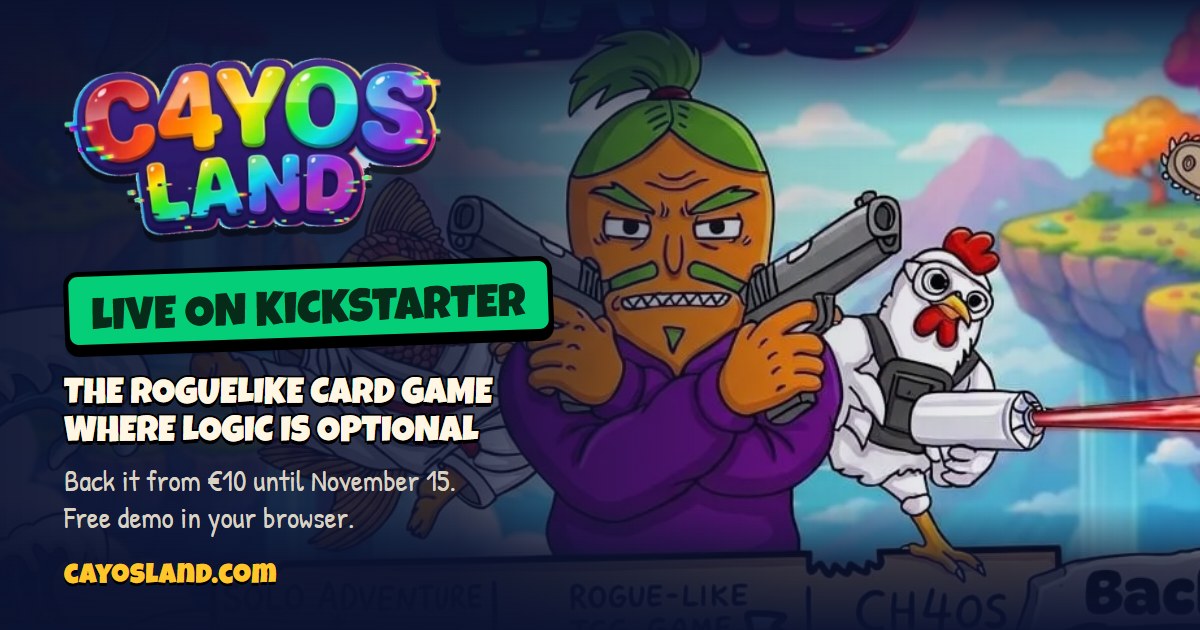 C4YOS Land (Cayosland) — Roguelike Card Game, Live on Kickstarter