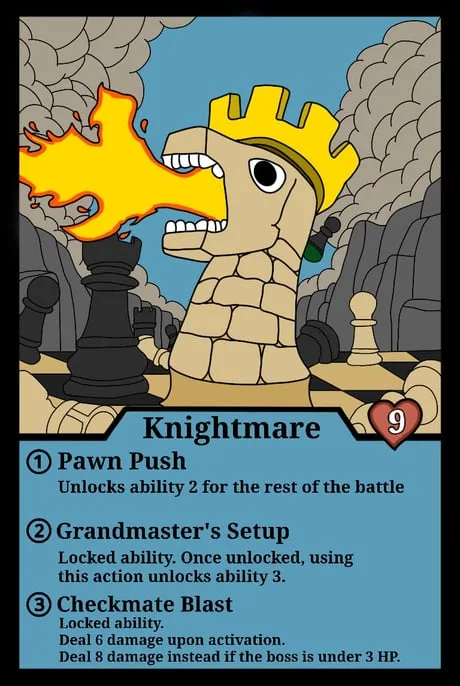 Knightmare monster card