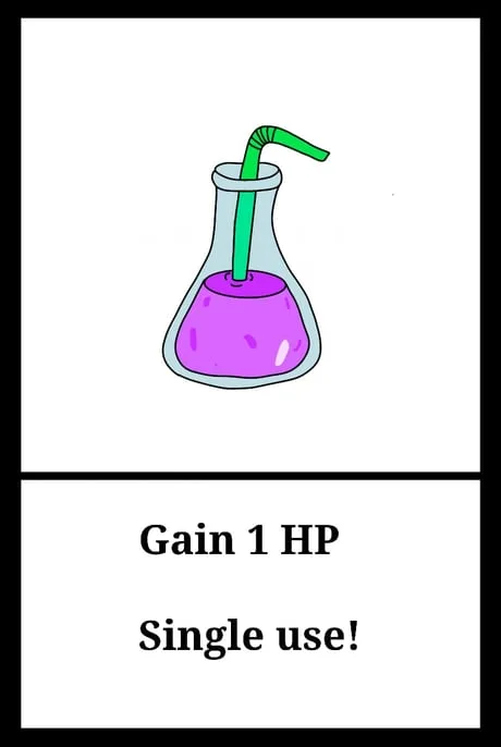 Potion gadget card
