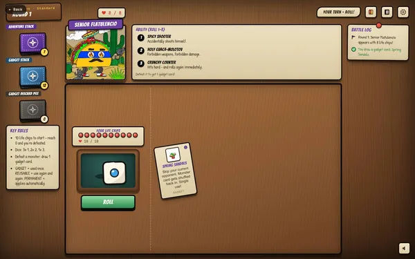 Browser demo: battle